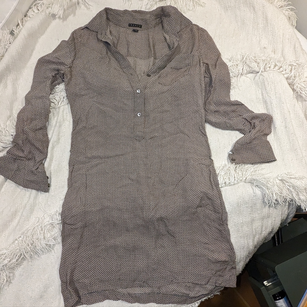 Silk patterned dress